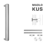 MP FT - KANULCS kód K40 40x20 mm UN (BN - Szálcsiszolt rozsdamentes acél) - db - MP BN (szálcsiszolt rozsdamentes acél)