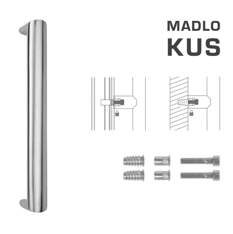 MP FT - KINCS kód K40 40x20 mm SP (BN - Szálcsiszolt rozsdamentes acél) - db