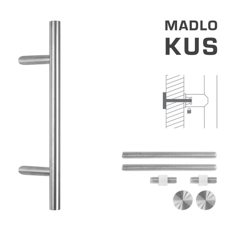 AJTÓKINCS MP kód K10 Ø 30 mm UN - db (BN - Szálcsiszolt rozsdamentes acél)