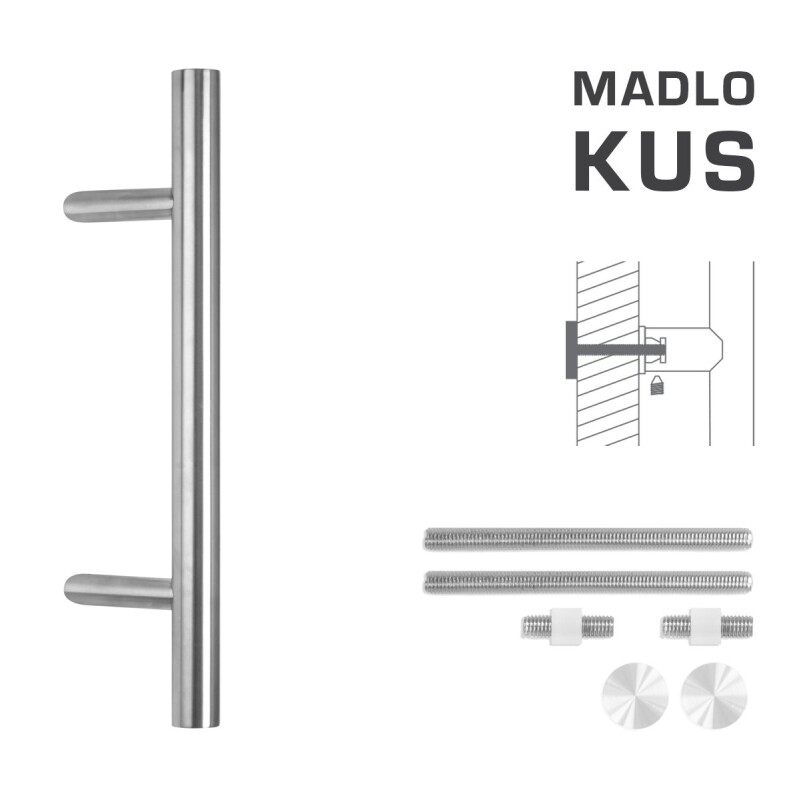 AJTÓKINCS MP kód K10 Ø 35 mm UN - db (BN - Szálcsiszolt rozsdamentes acél)