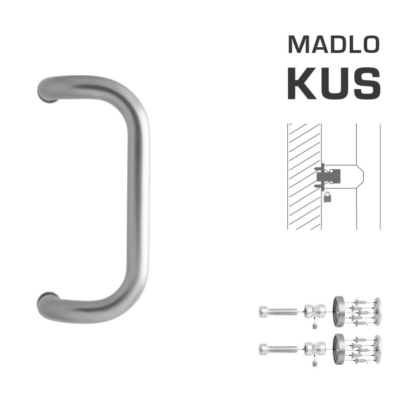 AJTÓKILINCS MP M2 WA/BD-WOOD - db (Ezüst RAL 9006)