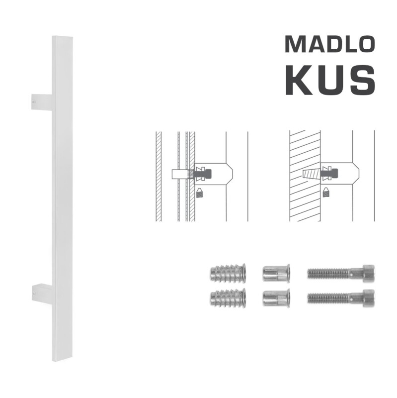 AJTÓKINCS MP kód K41S 40x10 mm SP - db (WS - Fehér matt)