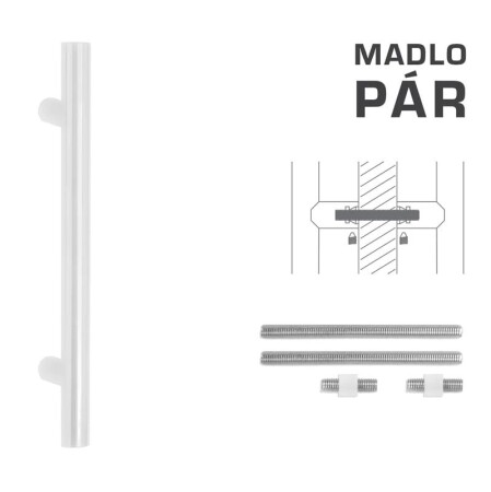 AJTÓKINCS MP kód K00 Ø 35 mm UN - pár (WS - Fehér matt)