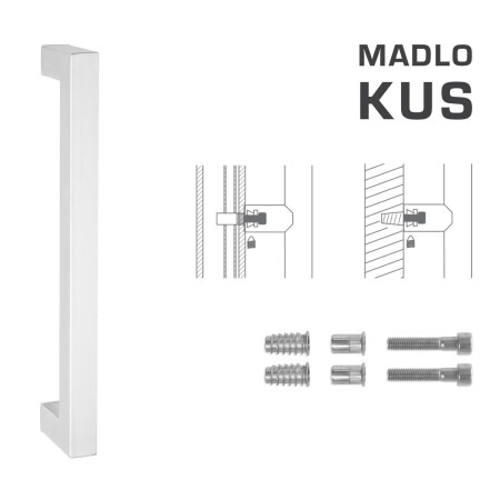 AJTÓKINCS MP kód K02K 25x25 mm SP - db (WS - Fehér matt)