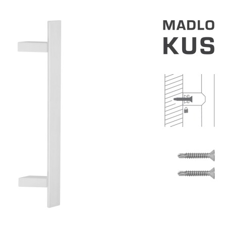 AJTÓKINCS MP kód K41Z 40x10 mm ST - db (WS - Fehér matt)