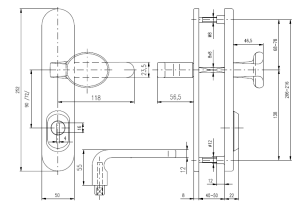 Biztonsági szerelvények ROSTEX BK RX 4-50 SOLID 3. osztály (ROSDAMENTES ACÉL)