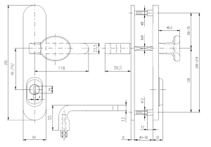 Biztonsági szerelvények ROSTEX BK RX 4-50 SOLID 4. osztály (ROSDAMENTES ACÉL)