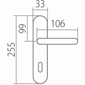 Ajtószerelvények TWIN ALT WIEN PW 3000 (ABR)