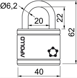 Lakat RICHTER APOLLO (40, 54)