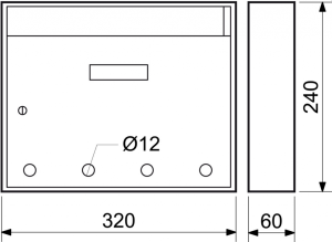 Postafiók RICHTER BK24D (FEHÉR, EZÜST, BARNA)