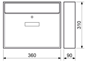 Postafiók RICHTER BK31 (EZÜST)