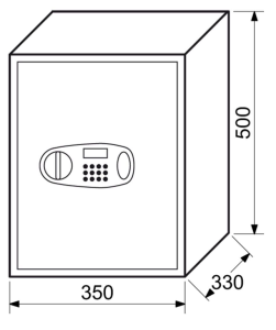 Elektronikus széf RICHTER RS50.LCD