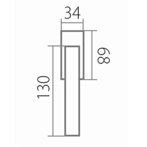 Ablak vasalat TWIN KLESO H 1735 RO (E)