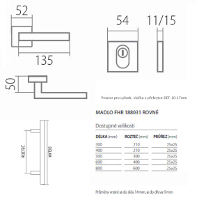 Biztonsági készlet TWIN VISION HR DEF/HANDLE (E)