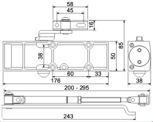 Ajtócsukó RICHTER RZ 903