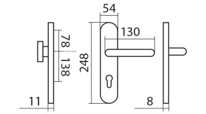 Biztonsági szerelvények TWIN COLUMBUS KLESO HR H2094 KS DEF (E)