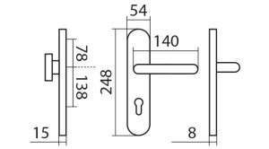 Biztonsági szerelvények TWIN COLUMBUS GULF HR H2094 KS DEF (E)