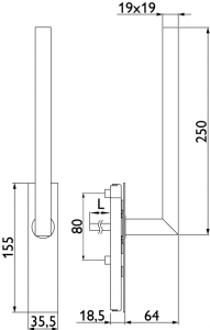 Ablakszerelvények TWIN HS PORTAL ALFA HR H1836 (E)