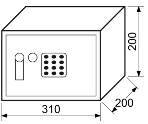 Elektronikus széf RICHTER RS20.EDK