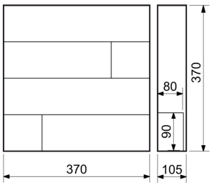 Postafiók RICHTER BK932 (matt antracit)