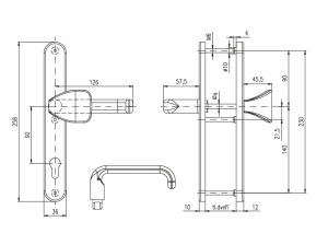 Biztonsági szerelvények ROSTEX BK 802 GRANDE (STEEL-MAT)