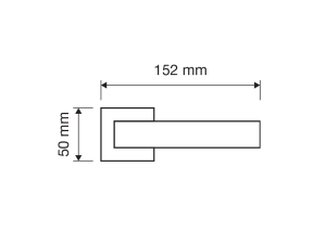 Ajtó vasalat MP LI - DYNAMIC 1645 - HR 019 (OZ - Aranyozott - 24 karátos arany)