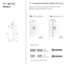 AJTÓKINCS MP kód K01 Ø 32 mm SP (BN - szálcsiszolt rozsdamentes acél)