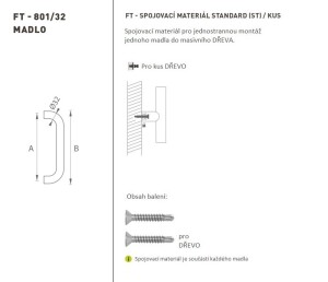 AJTÓKINCS MP kód K01 Ø 32 mm ST (BN - szálcsiszolt rozsdamentes acél)