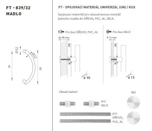 AJTÓKINCS MP kód K39 Ø 32 mm UN - db (WS - Fehér matt)