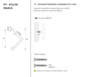 AJTÓKINCS MP kód K14 Ø 30 mm ST - db (BN - Szálcsiszolt rozsdamentes acél)