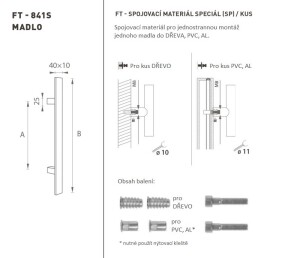 DVD NYÚL MP kód K41S 40x10 mm SP - db (BN - Szálcsiszolt rozsdamentes acél)