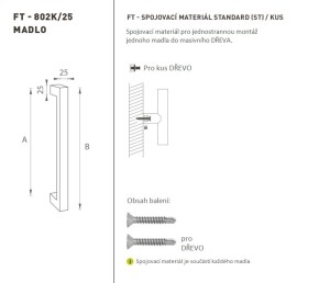 AJTÓKINCS MP kód K02K 25x25 mm ST - db (WS - Fehér matt)