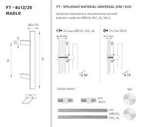 AJTÓKINCS MP kód K41Z 40x10 mm UN - db (WS - Fehér matt)