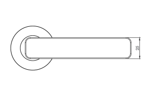 Ajtószerelvények MP - GK - MINIMAL MODERN - R (kasmírszürke)