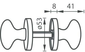 MP ajtólabda (ezüst)