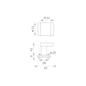 AJTÓKINCS MP - HR SQ6 (BS - Matt fekete)