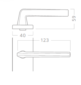 Ajtószerelvények ACT Marina HR (CHROME)