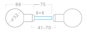 Golyó szerelvényekhez ACT RF (F1)