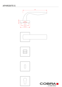 Ajtószerelvények COBRA APHRODITÉ-S (TITAN)