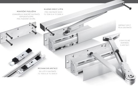 Closer ACT Geze TS 2000 V (FEKETE)