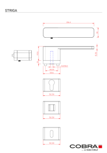 Ajtószerelvények COBRA STRIGA-S (titán)
