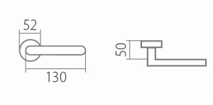 KIÁRUSÍTÁS Ajtószerelvények TWIN LEKO VISION H 1892R (E) - KPZR