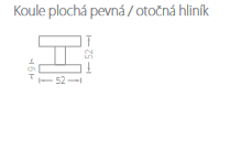 Golyó a szerelvényekhez ACT háromszög menet (F9)