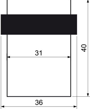 Ajtóütköző RICHTER RDS.071.BRNI