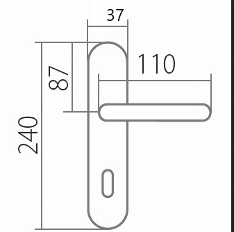 Ajtószerelvények LEKO OTZI BA Z1420 (NI-SAT)