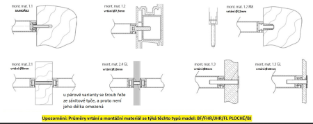 Fogantyú TWIN JHR 118002 (E) - pár