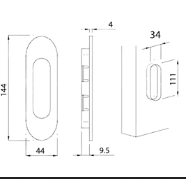 SHELLS TWIN ST 124 (A - fényes sárgaréz)