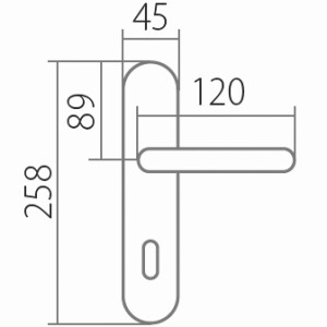 Ajtószerelvények TWIN AMADEUS BA 1360 (A)