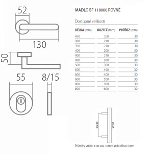 Biztonsági készlet TWIN VISION DEF/HANDLE (E)